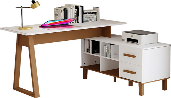 Изображение товара Письменный стол Dipriz Вест угловой / Д.60064.1 (сосна+ЛДСП/водный лак)