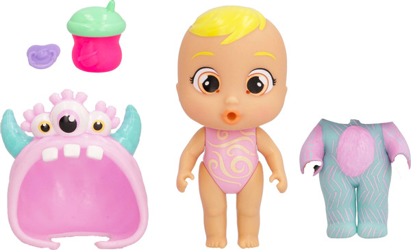 Изображение товара Пупс с аксессуарами Cry Babies Волшебные слезки. Прыгающий монстрик. Лоло / 65193