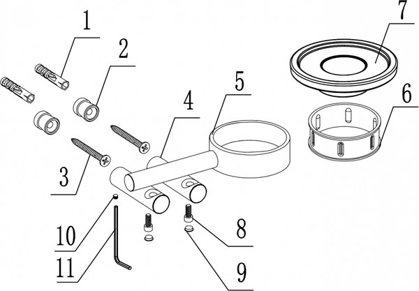 Изображение товара Мыльница Abber Osten 316 AA1858BG (брашированное светлое золото)