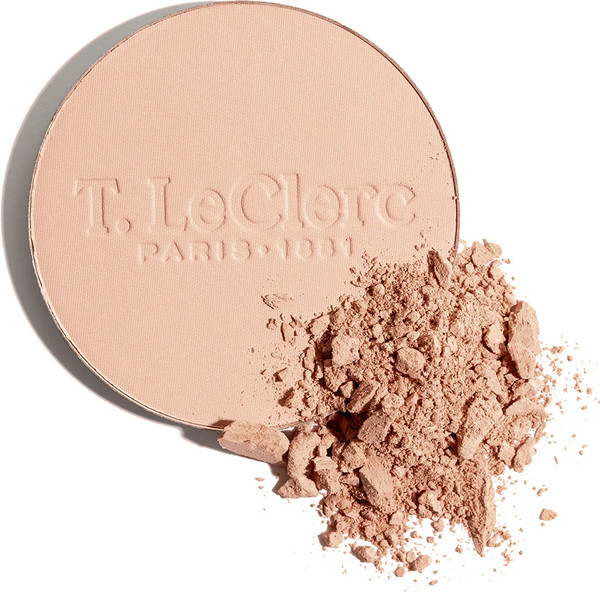 Изображение товара Пудра компактная T.LeClerc Dermophilic Pressed Powder тон 07 Rose (9г)
