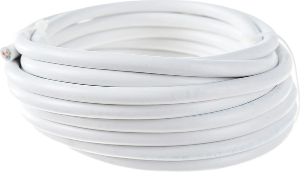 Изображение товара Провод силовой Rexant 01-8042-5 (5м, белый)