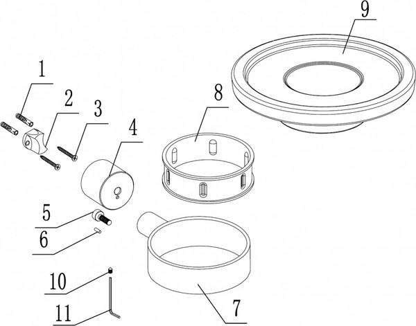 Изображение товара Мыльница Abber Osten 316 AA185A8BGG (брашированная оружейная сталь)