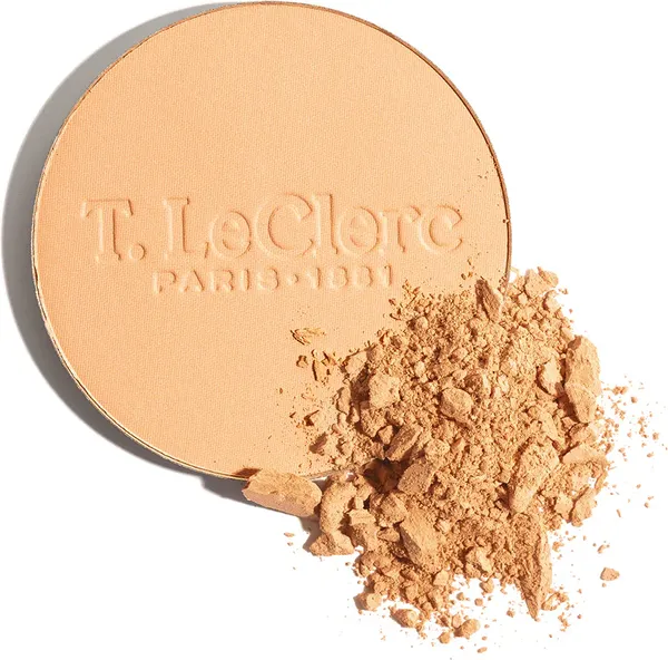 Изображение товара Пудра компактная T.LeClerc Dermophilic Pressed Powder тон 01 Abricot (9г)
