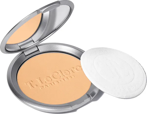 Изображение товара Пудра компактная T.LeClerc Dermophilic Pressed Powder тон 01 Abricot (9г)