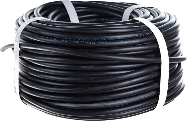 Изображение товара Провод силовой Rexant 01-8043-50 (50м, черный)