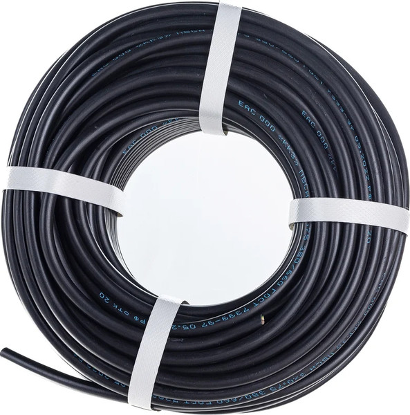 Изображение товара Провод силовой Rexant 01-8043-50 (50м, черный)