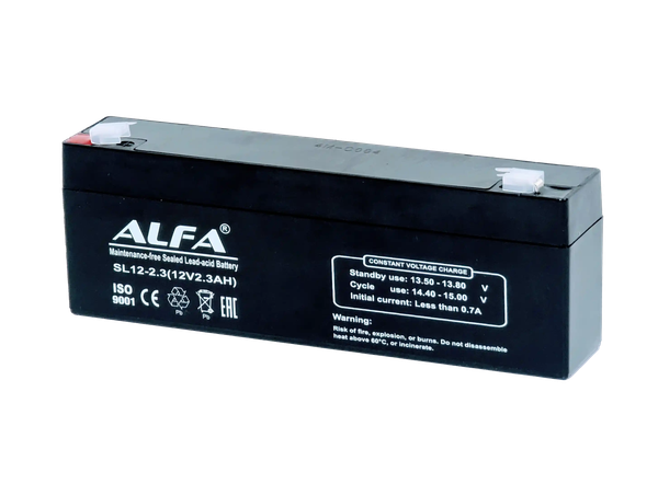Изображение товара Аккумуляторная батарея ALFA battery 12V-2.3Ah F1 / SL12-2.3