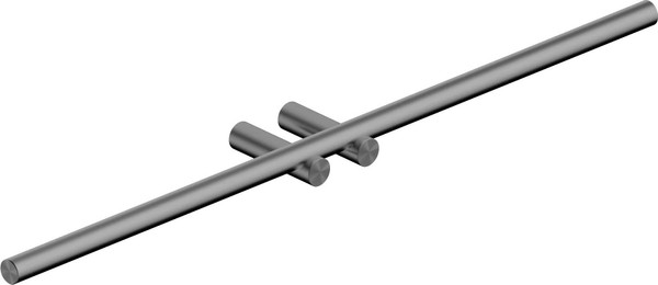 Изображение товара Держатель для полотенца Abber Osten 316 AA1855BGG (брашированная оружейная сталь)