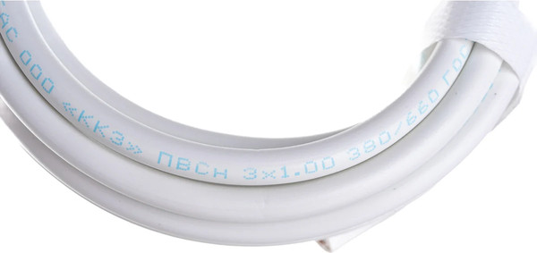 Изображение товара Провод силовой Rexant 01-8044-5 (5м, белый)