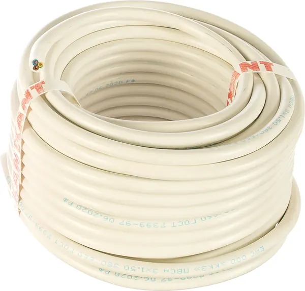 Изображение товара Провод силовой Rexant 01-8046-20 (20м, белый)