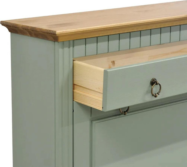 Изображение товара Тумба для обуви Dipriz Неаполь 3 дв.,1 ящ. / Д.15032.2 (крышка антик)