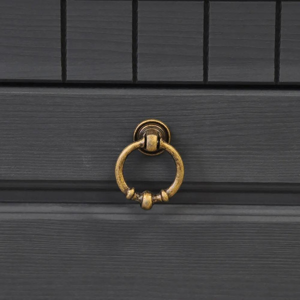 Изображение товара Тумба для обуви Dipriz Неаполь 3 дв.,1 ящ. / Д.15032.1 (серый/крышка антик)