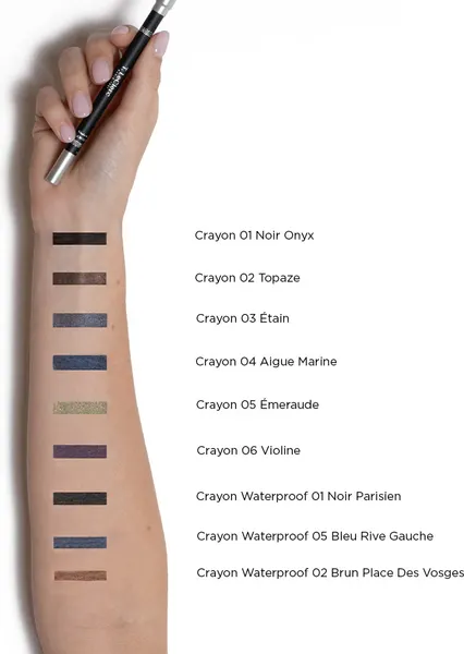 Изображение товара Карандаш для глаз T.LeClerc Waterproof Eye Pencil тон 01 Noir Parisien (1.2г)