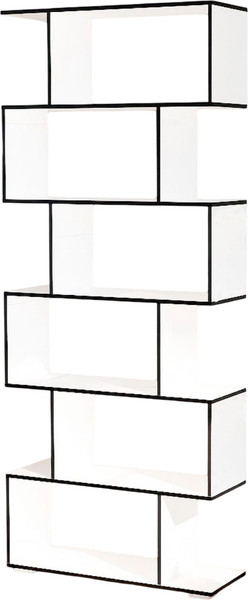 Изображение товара Стеллаж Dipriz 720х240х1738 / Д.35066.1 (белый/черный)