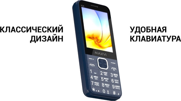 Изображение товара Мобильный телефон Maxvi K28 (синий)