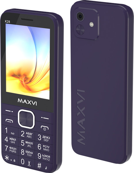 Изображение товара Мобильный телефон Maxvi K28 (фиолетовый)