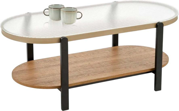 Изображение товара Журнальный столик Halmar Kamala (натуральный/черный)