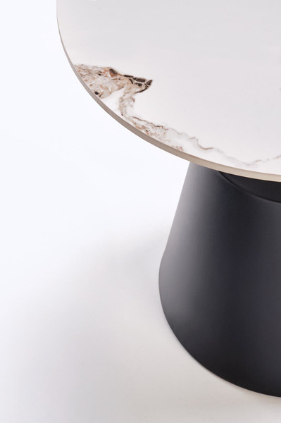 Изображение товара Комплект журнальных столиков Halmar Magneta (белый мрамор/черный)