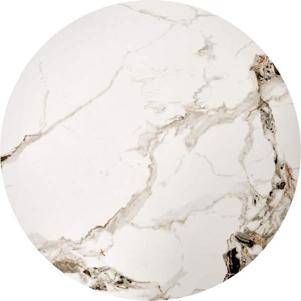 Изображение товара Комплект журнальных столиков Halmar Magneta (белый мрамор/черный)