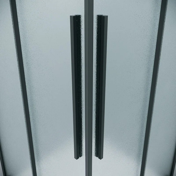 Изображение товара Душевой уголок Grossman Galaxy 120х80х195 / 300.K33.01.12R80L.21.02 (черный матовый/стекло шиншилла)