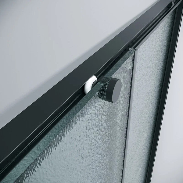 Изображение товара Душевой уголок Grossman Galaxy 80х100х195 / 300.K33.01.80R10L.21.02 (черный матовый/стекло шиншилла)