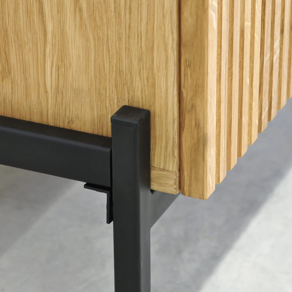 Изображение товара Тумба Dipriz Grooves 900 / Д.50197.1 (дуб-масло)