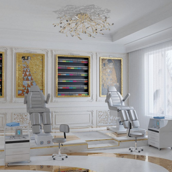 Изображение товара Косметологическое кресло Элеганс Сириус-07 регулировка высоты с помощью гидравлики (бежевый)