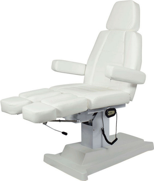 Изображение товара Косметологическое кресло Элеганс Сириус-08 (белый, регулировка высоты с помощью электромотора)