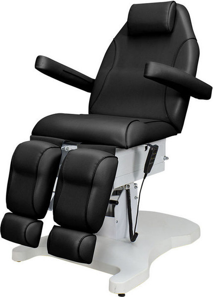 Изображение товара Косметологическое кресло Элеганс Шарм (черный матовый, регулировка высоты, угла наклона спинки и сиденья)