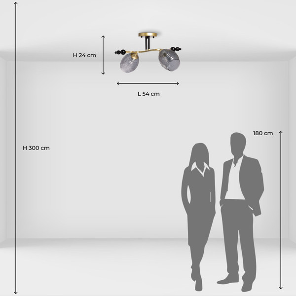 Изображение товара Потолочный светильник De City Клэр 463012402