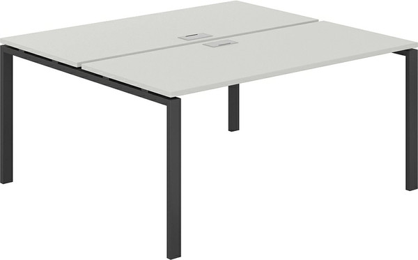 Изображение товара Комплект письменных столов Norden 160х143.8х75 / SG.246.SH.63.AN (антрацит/серый бархат)