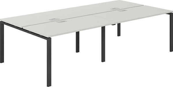 Изображение товара Комплект письменных столов Norden 280х143.8х75 / SG.255.SH.63.AN (антрацит/серый бархат)