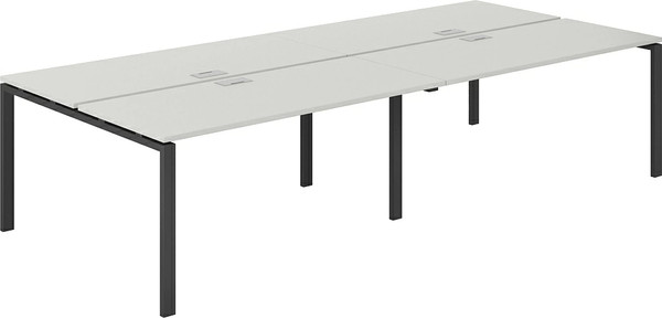 Изображение товара Комплект письменных столов Norden 320х143.8х75 / SG.256.SH.63.AN (антрацит/серый бархат)