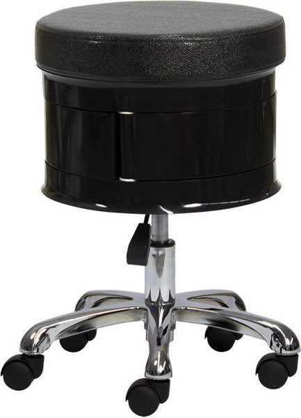 Изображение товара Косметологическое кресло Элеганс Pablo (черный, 3 ящика регулируется по высоте)