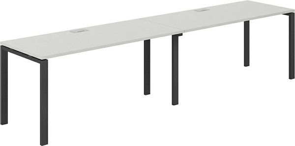 Изображение товара Комплект письменных столов Norden s-b-s 320х70х75 / SG.228.SH.63.AN (антрацит/серый бархат)