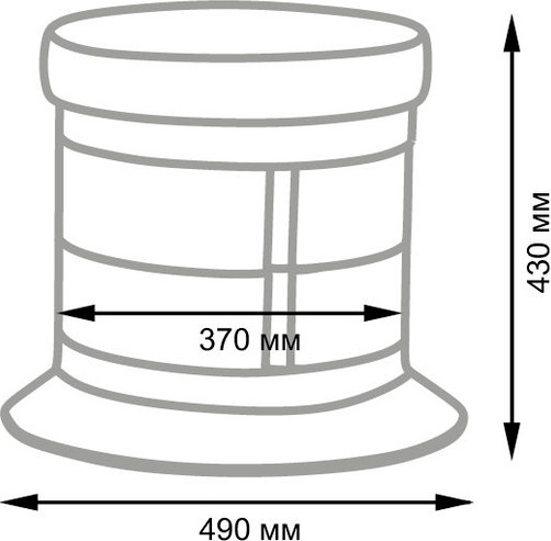 Изображение товара Стул мастера Элеганс Sergio (бежевый, 6 ящиков)