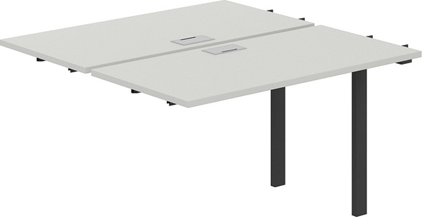 Изображение товара Комплект столов модульных Norden 120х123.8х75 / SG.211.SH.63.AN (антрацит/серый бархат)