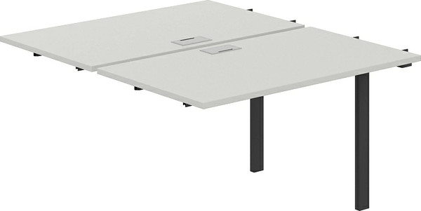 Изображение товара Комплект столов модульных Norden 240х143.8х75 / SG.214.SH.63.AN (антрацит/серый бархат)