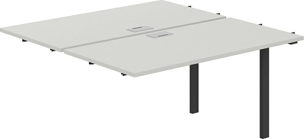 Изображение товара Комплект столов модульных Norden 280х143.8х75 / SG.215.SH.63.AN (антрацит/серый бархат)