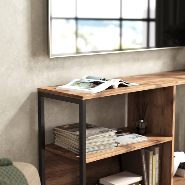 Изображение товара Тумба Mio Tesoro Codi Loft (дуб золотой крафт/черный)