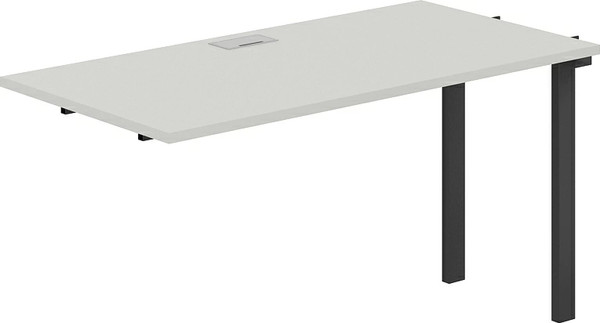 Изображение товара Стол модульный Norden s-b-s 280х70х75 / SG.265.SH.63.AN (антрацит/серый бархат)