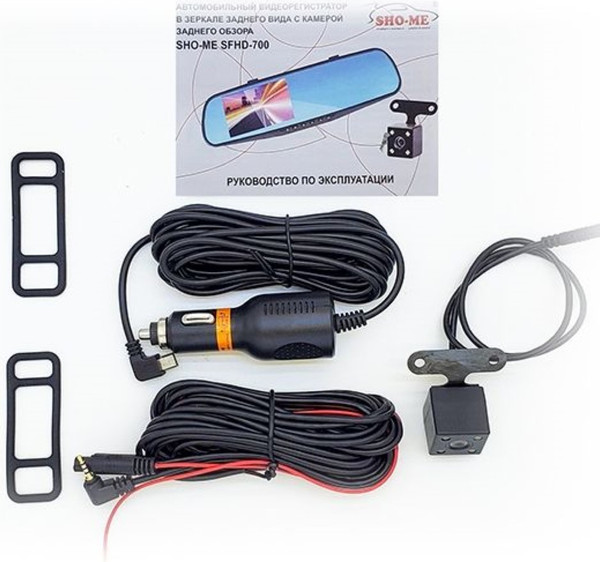 Изображение товара Видеорегистратор-зеркало Sho-Me SFHD-700 (черный)