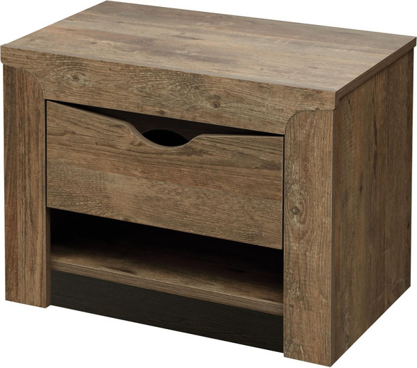 Изображение товара Прикроватная тумба Олмеко Лючия 33.12 (кейптаун/венге/белый)