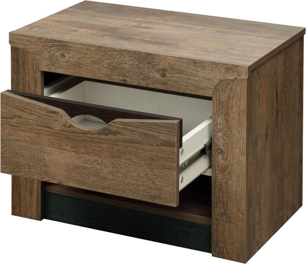 Изображение товара Прикроватная тумба Олмеко Лючия 33.12 (кейптаун/венге/белый)