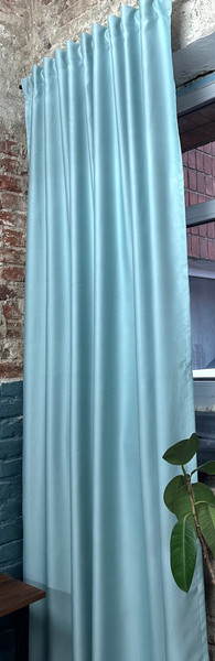 Изображение товара Комплект штор КронасМАрт Блэкаут 200x250 (2шт, мятный)