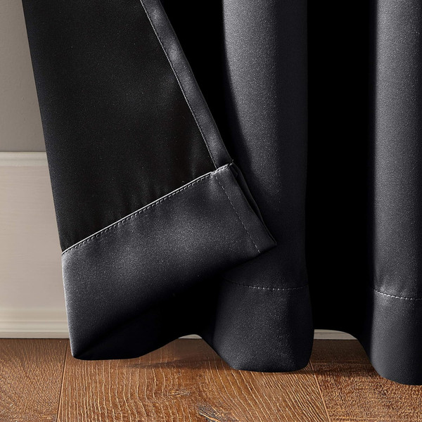 Изображение товара Комплект штор КронасМАрт Блэкаут 250x250 (2шт, черный)