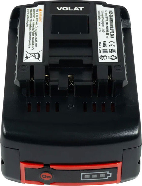 Изображение товара Аккумулятор для электроинструмента VOLAT VT-BOS-GBA180-18.0V6.0AH (для Bosch)