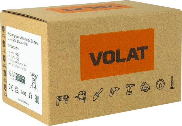 Изображение товара Аккумулятор для электроинструмента VOLAT VT-GRE-24-2 (для Greenworks)