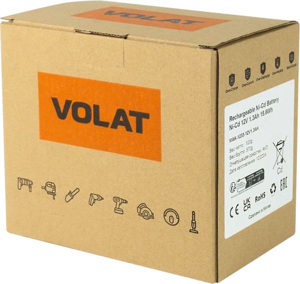 Изображение товара Аккумулятор для электроинструмента VOLAT VT-MAK-1233-1.3 (для Makita)