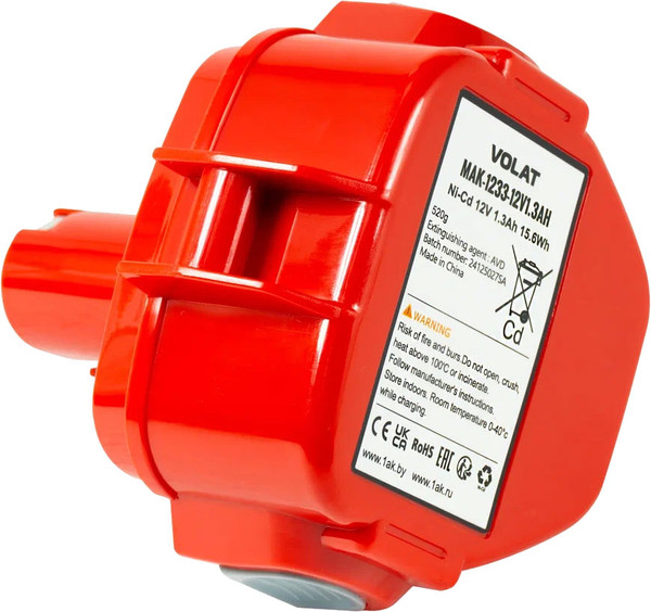 Изображение товара Аккумулятор для электроинструмента VOLAT VT-MAK-1233-1.3 (для Makita)